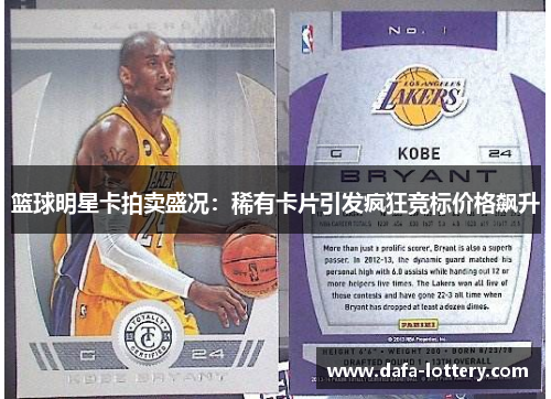 篮球明星卡拍卖盛况：稀有卡片引发疯狂竞标价格飙升