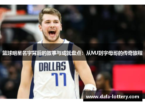 篮球明星名字背后的故事与成就盘点：从MJ到字母哥的传奇旅程